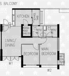 Blk 307C Ang Mo Kio Avenue 1 (Ang Mo Kio), HDB 3 Rooms #200945862
